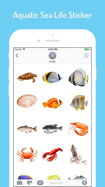 Aqua Sea Life EMojis