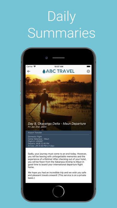 Oasis Travel App screenshot 2