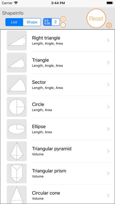 How to cancel & delete Figure calculator ShapeInfo from iphone & ipad 1