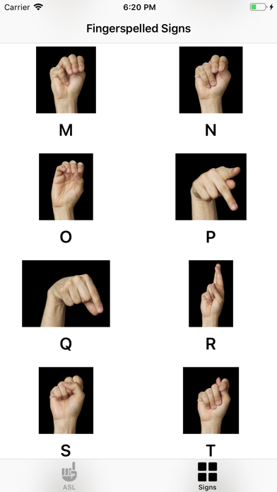 ASL - Fingerspelling screenshot 3