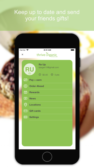 How to cancel & delete Thrive Organic Restaurant from iphone & ipad 3