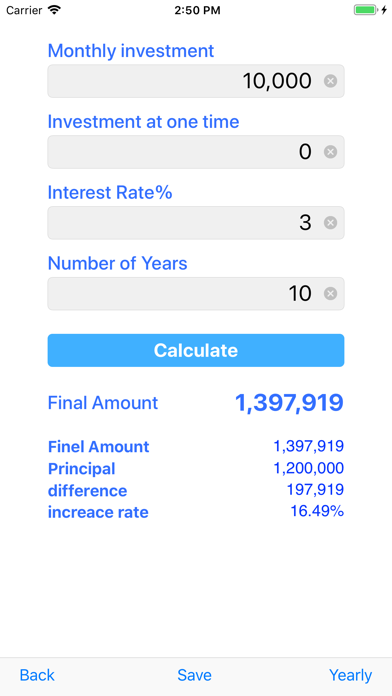 How to cancel & delete Compound  calculation from iphone & ipad 1