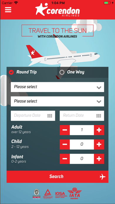 Corendon Airlines Book Flight screenshot 2