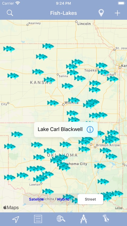 Oklahoma-Kansas: Lakes, Fishes