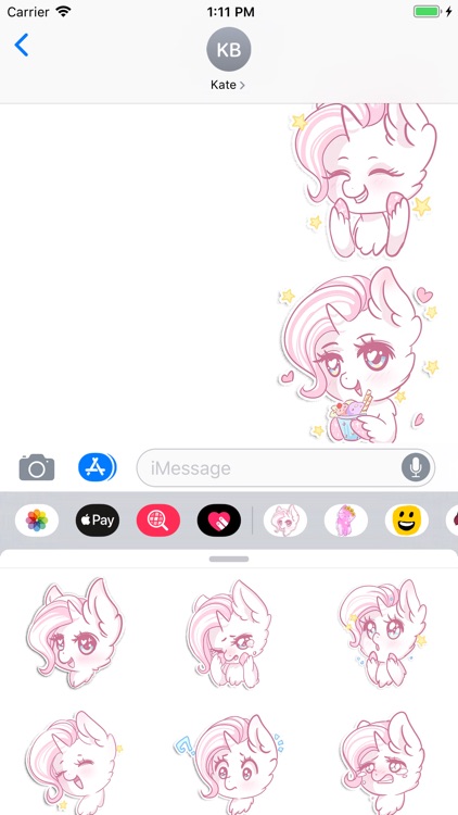 Cute Unicorn Sticker Pack