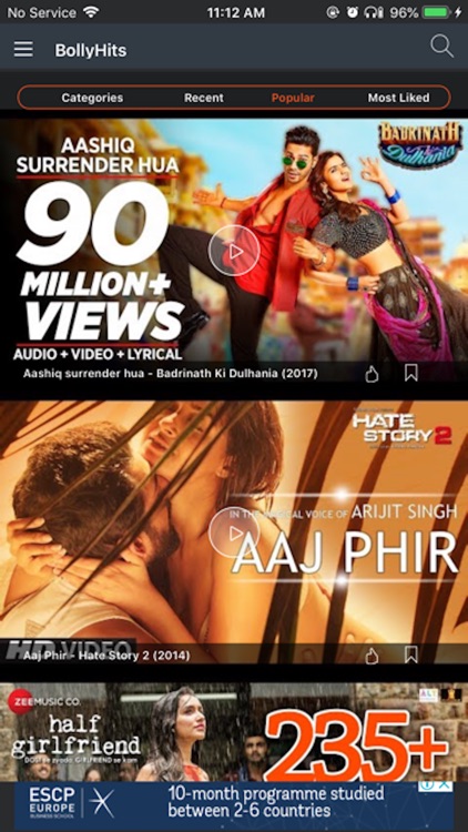 BollyHits: Hindi Videos 2022 screenshot-3