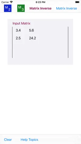 Game screenshot Matrix Inverse Calculator apk