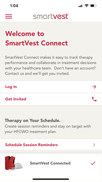 SmartVest Connect screenshot 3