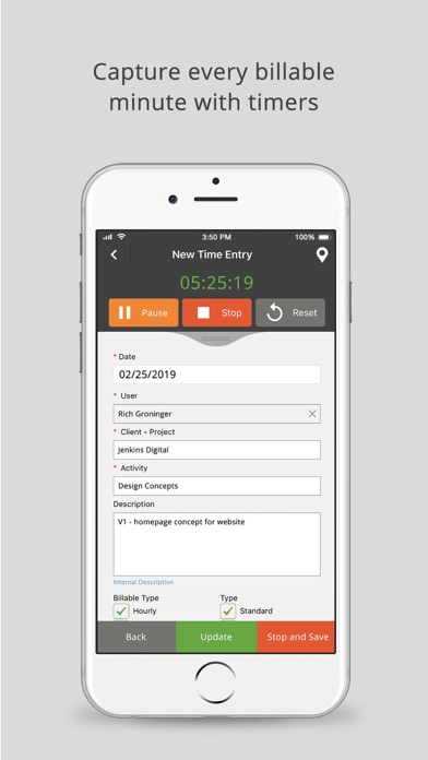 How to cancel & delete Time Tracker by eBillity from iphone & ipad 1