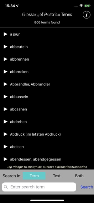 Glossary of Austrian Terms(圖2)-速報App