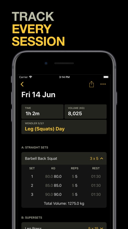 Strongr: Weight Training Log