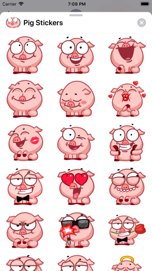 Cute Pig Stickers HD(圖4)-速報App