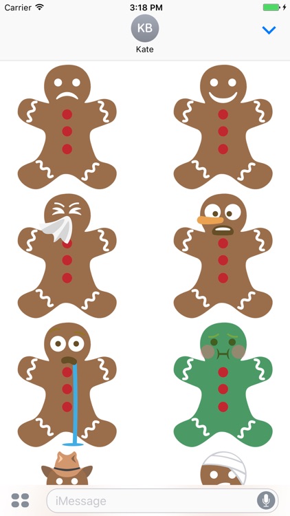 Gingerbread Man Stickers!