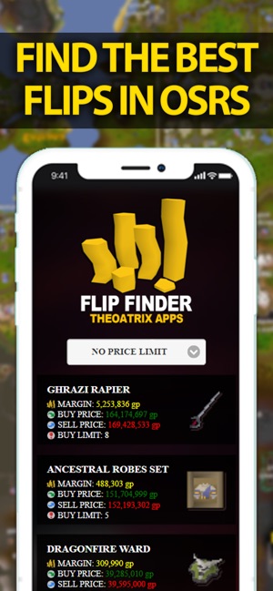 Flip Finder by Theoatrix OSRS