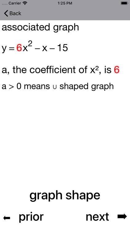 Quadratic Inequalities