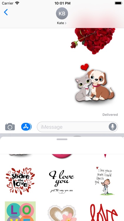 Romantic Emoticons Stickers screenshot-3