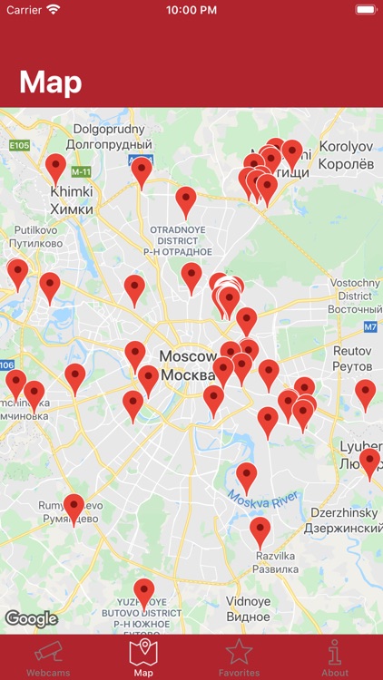 Moscow webcams