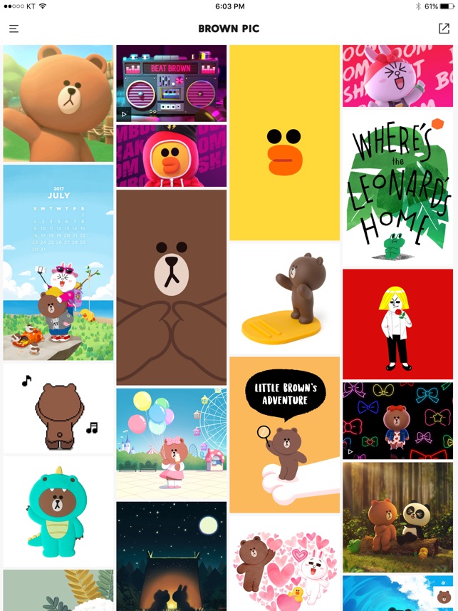 Line Friends Wallpaper Gif On The App Store