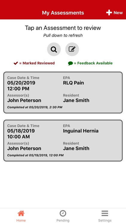 UW Surgery Resident Assessment