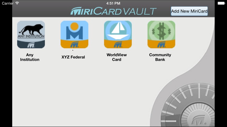 MiriCard Vault