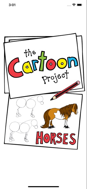 Drawing Horses Cartoon Project(圖1)-速報App