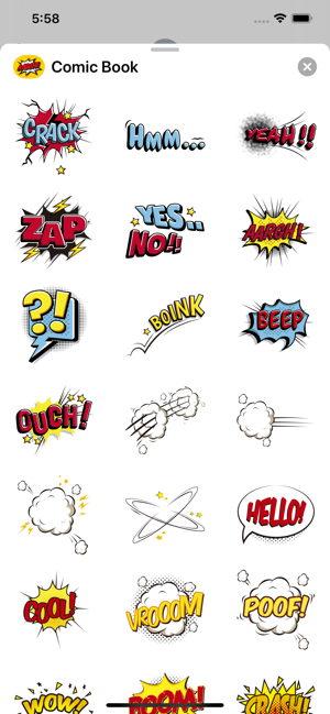 Comic book top stickers(圖5)-速報App