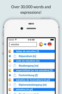 Game screenshot Spanish German Dictionary+ apk