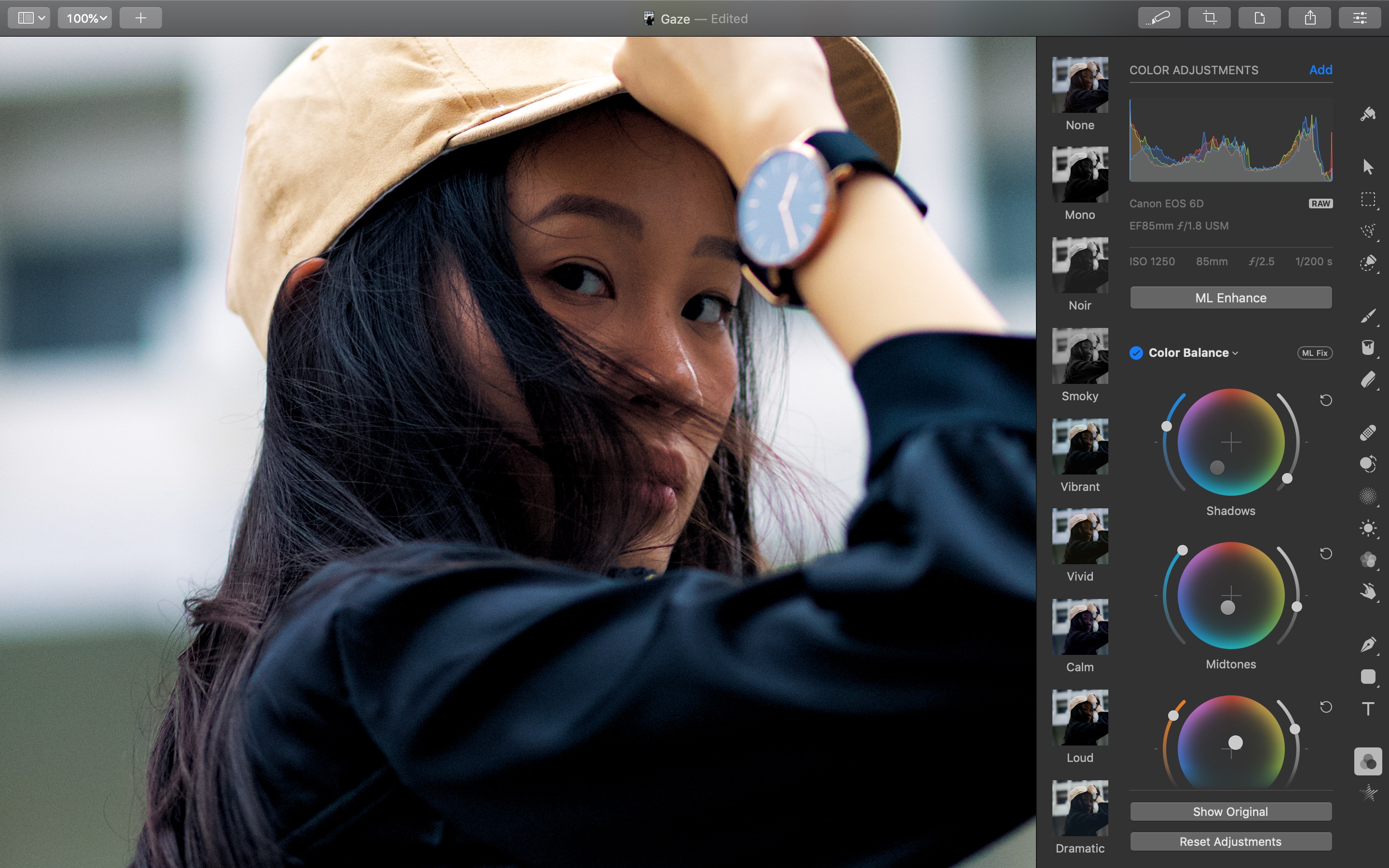 Screenshot do app Pixelmator Pro