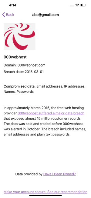 Email Address Breach(圖7)-速報App