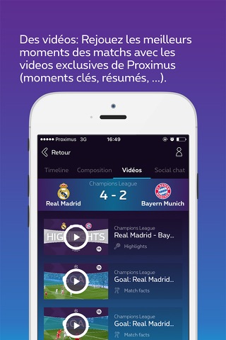 Proximus Sports screenshot 4