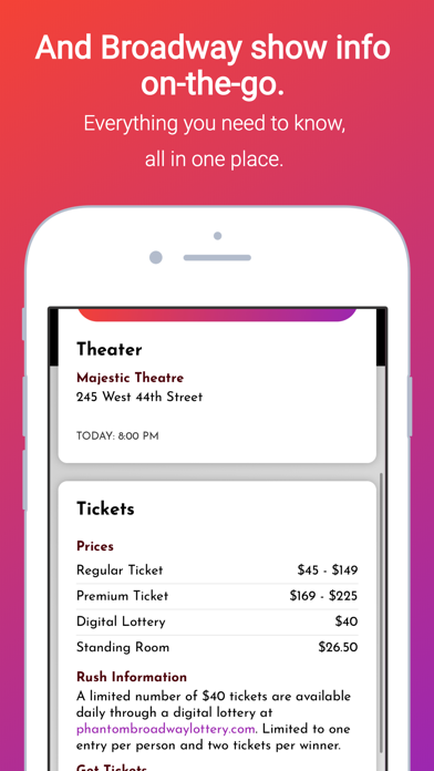 Broadway App screenshot 3