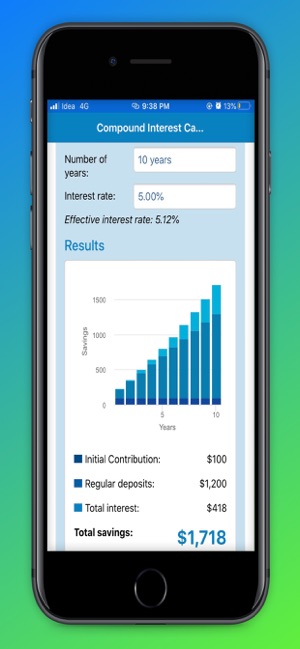 Smart Compound Interest Calc(圖2)-速報App