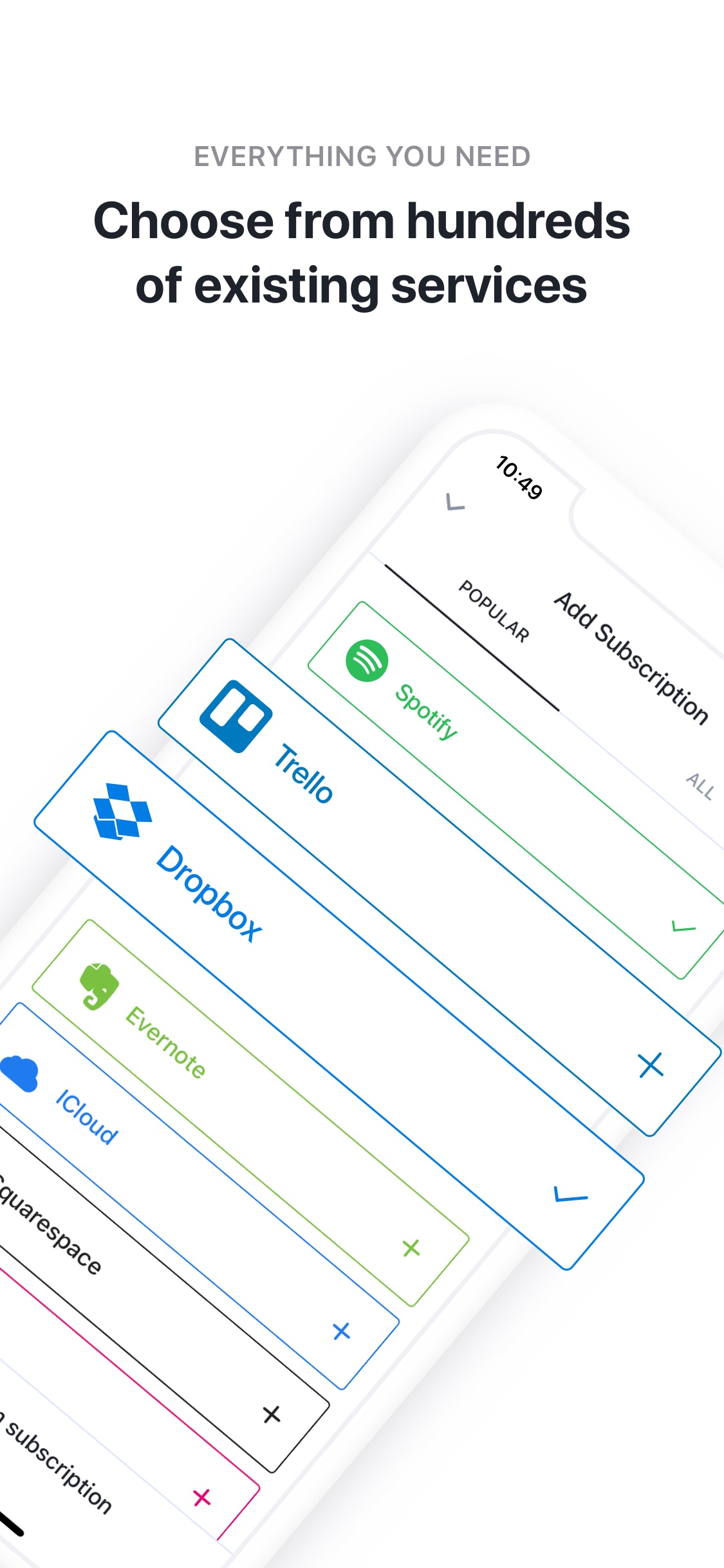 Screenshot do app Bobby - Track subscriptions