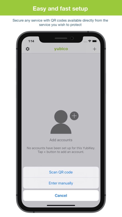 Yubico Authenticator screenshot 3