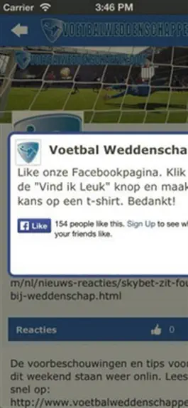 Game screenshot Voetbalweddenschappen.com hack