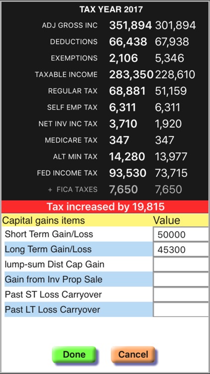 Income Tax Calculator: TaxMode screenshot-1