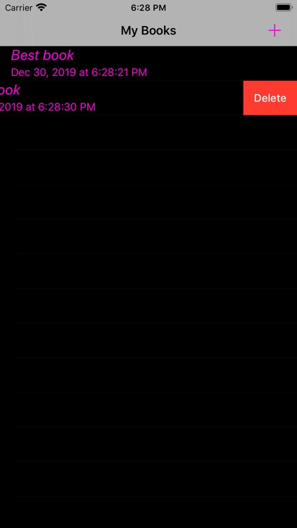 Neon books tracker screenshot-5