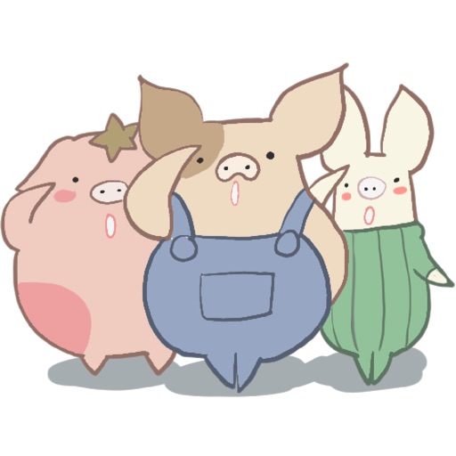 The Three Little Pigs stickers icon