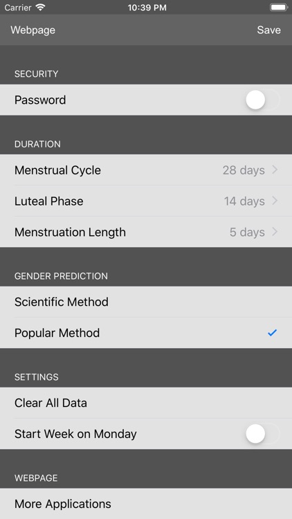 Menstrual Periods Tracker screenshot-4