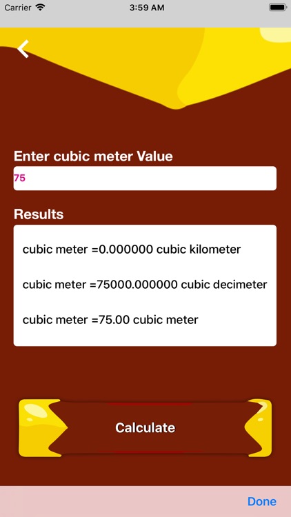 Volume Storage and Frequency C