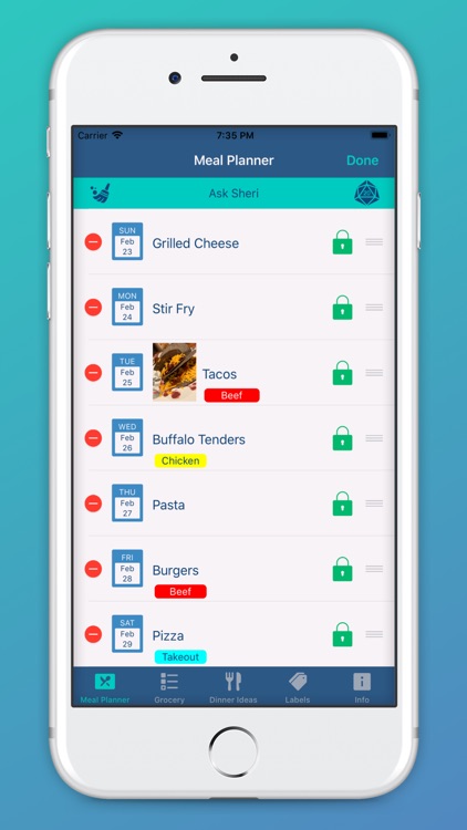 Decisive Wife Meal Planner