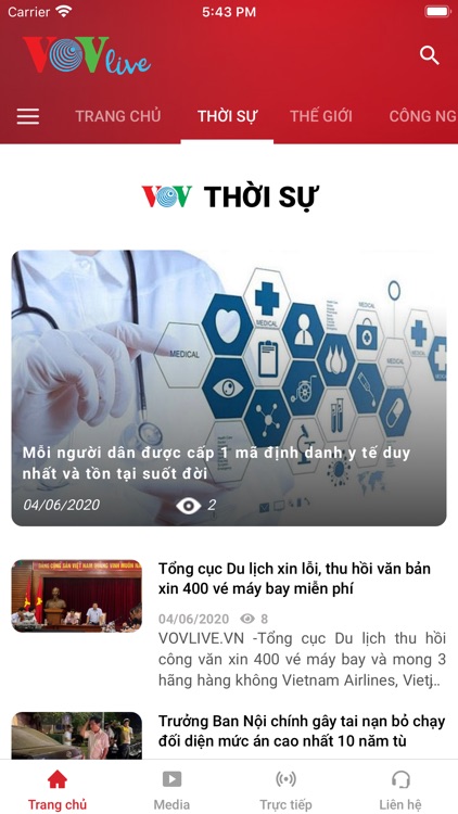 VOV Live – Sống cùng VOV