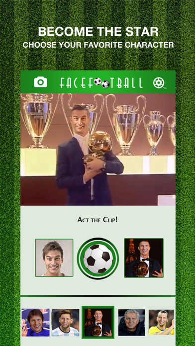 FaceFootball App screenshot1