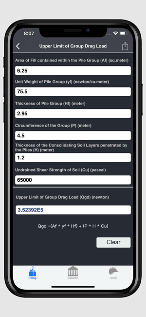 Piles and Piling Calc. - lite(圖5)-速報App