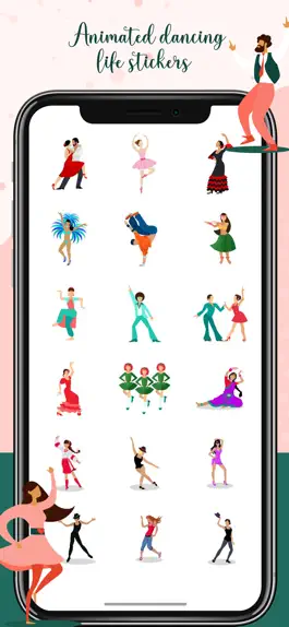 Game screenshot Animated Dancing Life Stickers apk