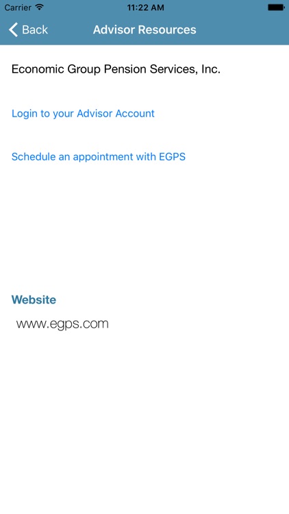 EGPS Annual Retirement Limits screenshot-3
