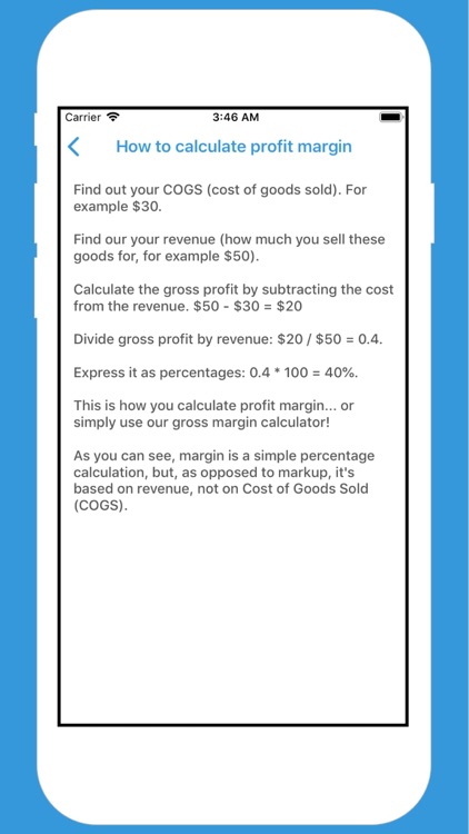 Margin and Markup Calculator + screenshot-3