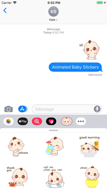 Animated Baby Stickers screenshot-3