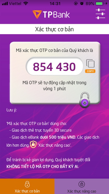 TPBank eToken Biz screenshot-3