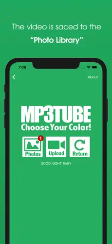 Imágen 4 MP3TUBE  - 音声を動画ファイルに変換するアプリ iphone